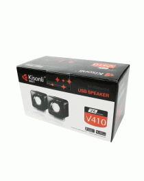 Тонколони Kisonli V410, 3W*2, USB, Черни - 22044