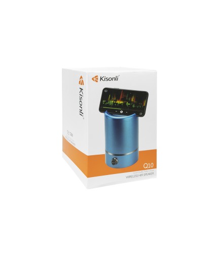 Тонколона Kisonli Q10, Bluetooth, USB, SD, FM, Различни цветове - 22125