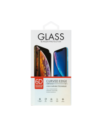 Стъклен протектор DeTech, за iPhone 12 Pro Max, 5D Full Glue, 0.3mm, Черен - 52652