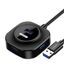 USB хъб Earldom ET-HUB06, USB 2.0, 4 Порта, Черен - 40173