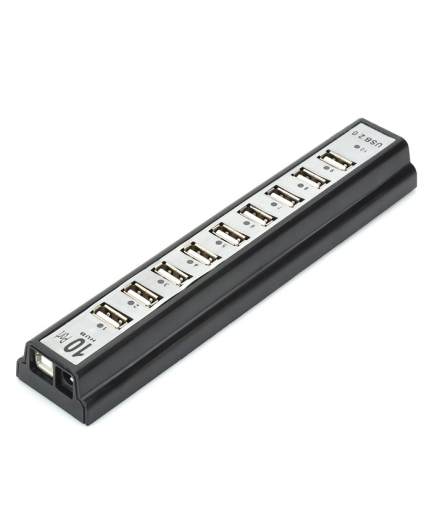USB хъб No Brand, USB 2.0, 10 Порта, Различни цветове - 12061