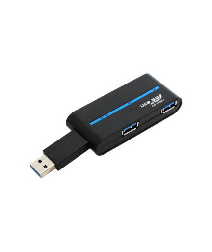 USB хъб No Brand, USB 3.0, 4 Порта, Бял - 12060