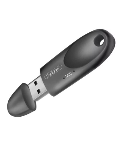 Bluetooth аудио приемник Earldom ET-M40, USB, Черен – 17375