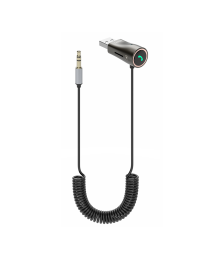 Bluetooth аудио приемник Earldom ET-M65, 3.5mm, Micro SD, Черен – 17717