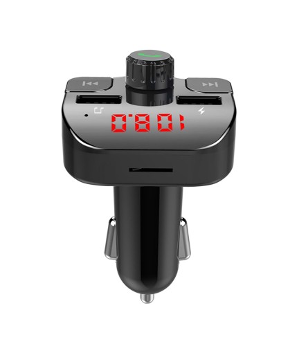 FM Трансмитер Earldom ET-M43, Bluetooth, USB, 5V/2.4A, Черен – 17389
