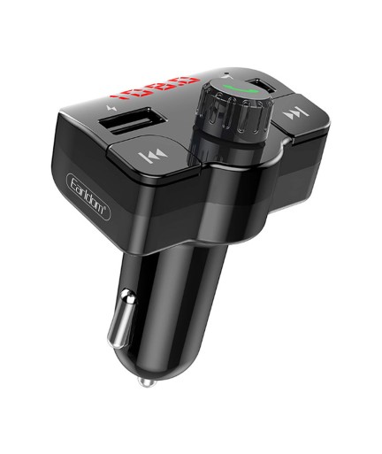 FM Трансмитер Earldom ET-M43, Bluetooth, USB, 5V/2.4A, Черен – 17389