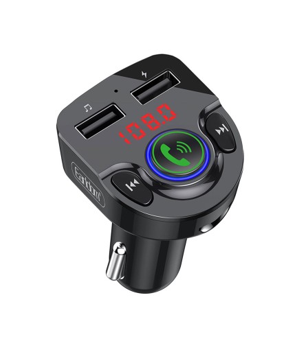 FM Трансмитер Earldom ET-M46, Bluetooth, USB, 5V/2.4A, Черен – 17388