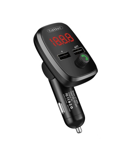 FM Трансмитер Earldom ET-M59, Bluetooth, USB, 5V/2.4A, Черен – 17386