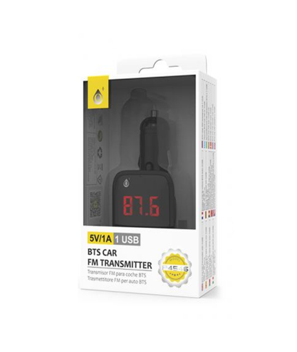 FM Трансмитер One Plus P4546, Bluetooth, USB, 5V/1.0A, Черен – 17390