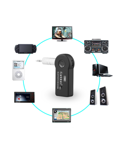 FM Трансмитер, Earldom, M6, 3.5mm, Bluetooth, Черен – 17270