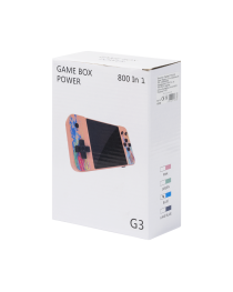 Преносима игрова конзола No brand G3, 3.5", 800 Вградени игри, Син и Розов - 13036