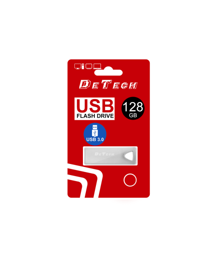 USB Флаш памет DeTech, 128GB, USB 3.0 - 62040