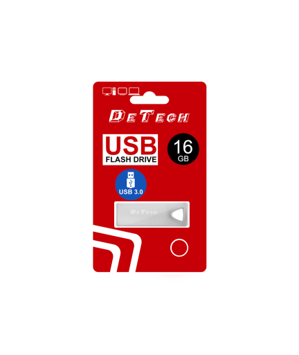 USB Флаш памет DeTech, 16GB, USB 3.0  - 62037