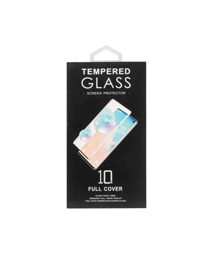 Стъклен протектор DeTech, за iPhone 13 Mini, 5D Full Glue, 0.3mm, Черен - 52686