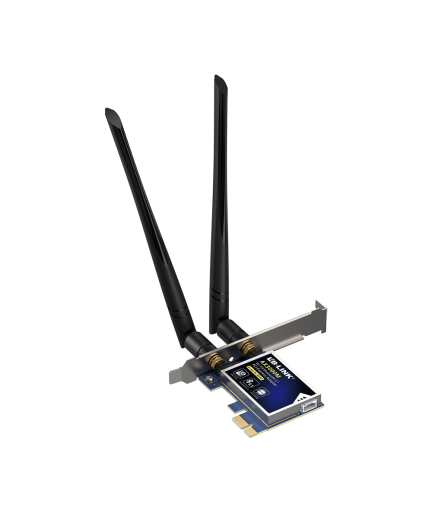 Безжичен мрежов адаптер LB-LINK BL-X50BT, PCI-E, 2400Mbps, Bluetooth, 2.4/5Ghz, 2 x 6dBi - 19049