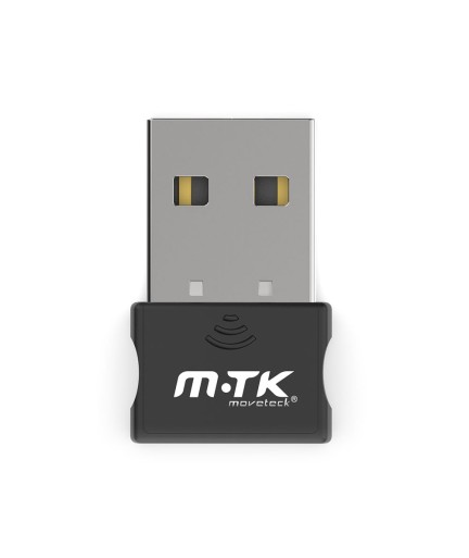 Безжичен мрежов адаптер Moveteck GT863, USB, 150Mbps, Черен - 19042