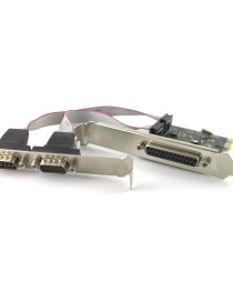 Платка PCI-E  към  Serial + Parallel port No brand-17474