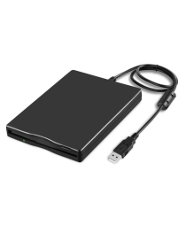 Флопи-дисково устройство No brand, Външно, USB, Черен - 17317