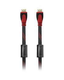 Кабел, DeTech, HDMI - HDMI M/М, 25m, С оплетка и ферит - 18312