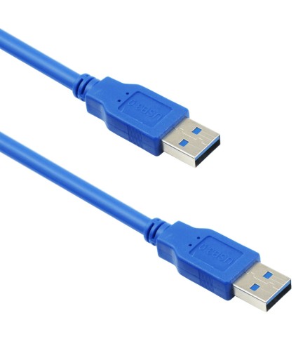 Кабел DeTech USB M / USB M 3.0 1.5m, Син - 18143