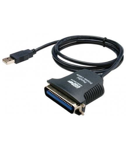 Кабел DeTech USB - Parallel port - 18122