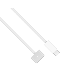 Кабел DeTech, USB Type-C към Mag Safe 3, 2.0m, Бял - 18381