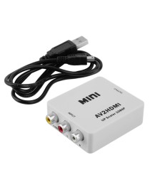 Конвертор No brand AV към HDMI, Бял - 18257