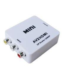 Конвертор No brand AV към HDMI, Бял - 18257