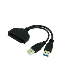 Преходник, No brand, USB 3.0 към SATA, Черен - 18295