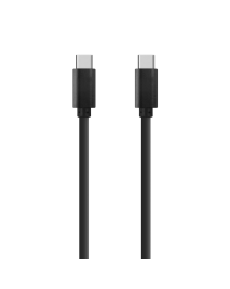 Кабел за данни DeTech, USB Type-C - USB Type-C 3.0, 1.0m, Черен - 14964