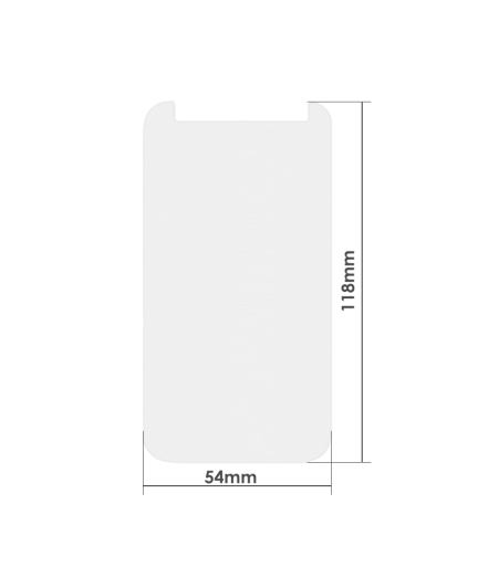 Стъклен протектор DeTech, Универсален, За 4.0", 0.26mm, Прозрачен - 52261