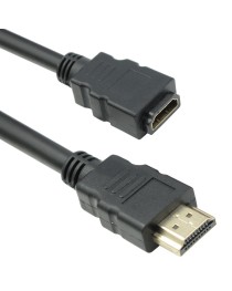 Кабел DeTech HDMI M - HDMI F, 1.5m, Удължител - 18138