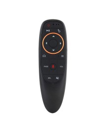 Универсално дистанционно No brand G10, Air mouse, USB 2.4GHz, Микрофон, IR програмируемо, Черен - 13051