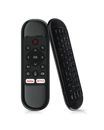 Универсално дистанционно No brand H6, Air mouse, USB 2.4GHz, IR програмируемо, Черен - 13046