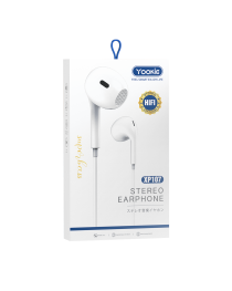 Слушалки за мобилни устройства Yookie XP107, Mикрофон, Бял - 20645