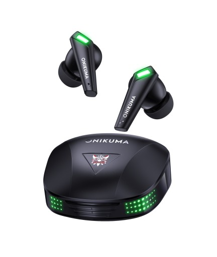 Bluetooth слушалки Onikuma T308, Черен – 20692