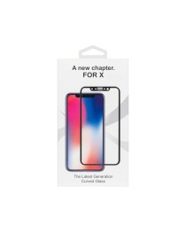 Стъклен протектор за целия дисплей No brand, за iPhone X / XS / 11 Pro, 5D, 0.3 mm, Бял - 52374