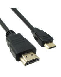 Кабел DeTech HDMI - HDMI mini, 1.5m, Черен -18066