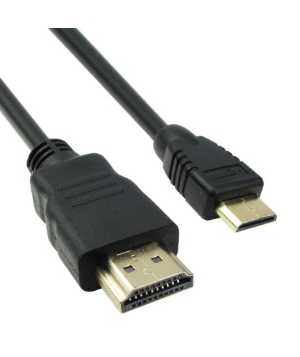 Кабел DeTech HDMI - HDMI mini, 1.5m, Черен -18066
