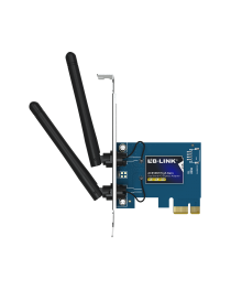 Безжичен мрежов адаптер LB-LINK BL-P650H, PCI-E, 650Mbps, 2.4/5Ghz, 2 x 6dBi, Син - 19048