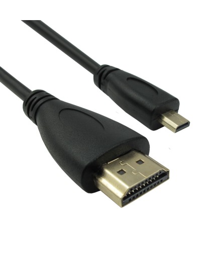 Кабел DeTech HDMI - HDMI Micro, 1,5m, HQ -18079