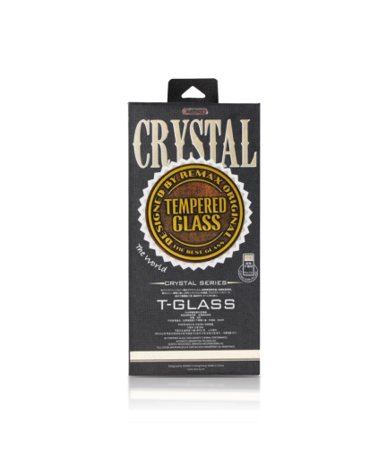 Комплект стъклен протектор + Калъф, Remax Crystal, за iPhone 7/7S, Бял - 52226