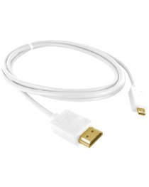 Кабел DeTech HDMI - HDMI Micro, 1.5m, Бял - 18136