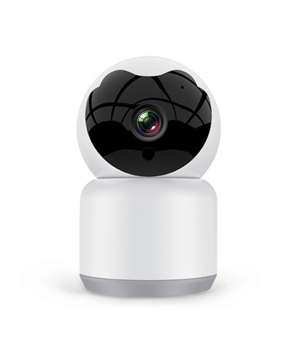 Смарт охранителна камера No brand PST-C10A-1MP, 1.0Mp, Вътрешен монтаж, Wi-Fi, Tuya Smart, Бял - 91025