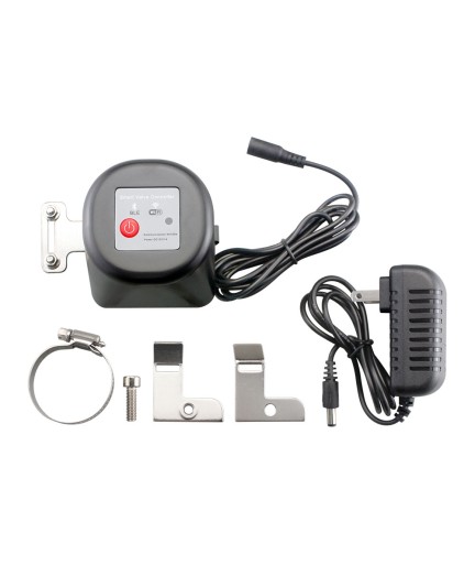Смарт контролер No brand PST-FM400, За сферичен спирателен кран, Wi-Fi, Tuya Smart, Черен - 91007