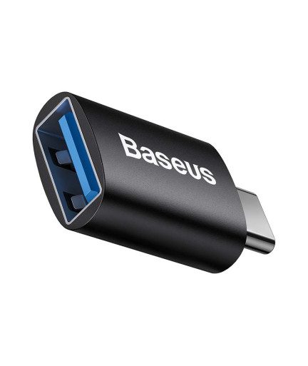 Преходник Baseus Ingenuity, USB F към Type-C, OTG, Черен - 40395