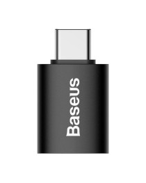 Преходник Baseus Ingenuity, USB F към Type-C, OTG, Черен - 40395