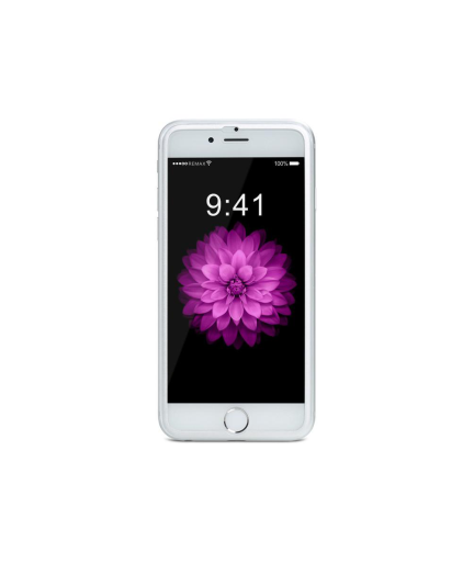 Стъклен протектор за целия дисплей, Remax Honor, за iPhone 6/6S Plus, С Метална лайстна, 0.3 mm, Сребрист - 52312