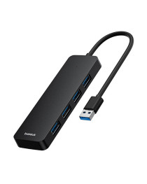 USB хъб Baseus UltraJoy, 4 Порта, USB към 4xUSB 3.0, 0.15m, Черен - 12073