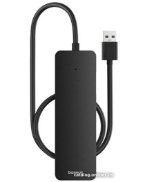 USB хъб Baseus UltraJoy, 4 Порта, USB към 4xUSB 3.0, 0.5m, Черен - 12074